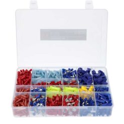 Kabelskosortiment i låda