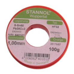 Stannol Lödtråd 1 mm 100 GRAM