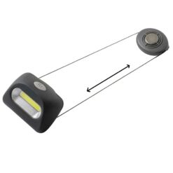 Pannlampa med snöre