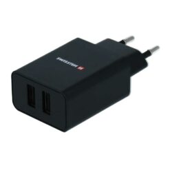 Strömadapter 2xUSB Swissten