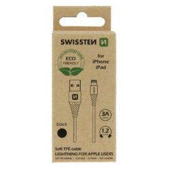 Laddkabel USB / Lightning Swissten